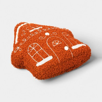 Christmas Gingerbread House Throw Pillow - Wondershop
