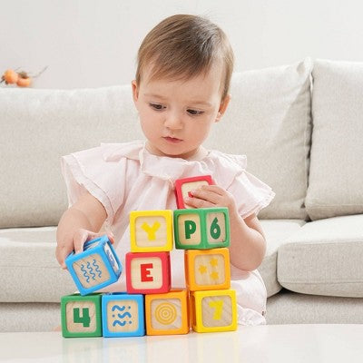 Hape My First Wooden Blocks Stacking Toy