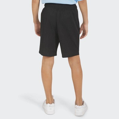Champion Boys' Signature Mesh Shorts - Black M