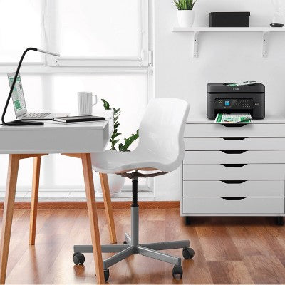 Epson WorkForce WF-2930 Wireless All-in-One Color Inkjet Printer, Copier, Scanner - Black: Smartphone App, USB, Automatic 2-Sided Printing