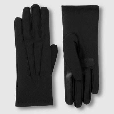 Isotoner Spandex Gloves - Black S/M