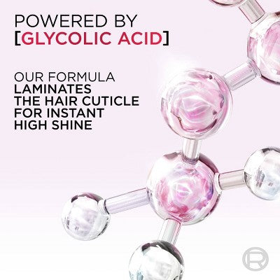 L'Oreal Paris Elvive Glycolic Gloss High Shine Leave-in Hair Serum - 4.4 fl oz: Paraben-Free, For All Hair Types, Daily Use