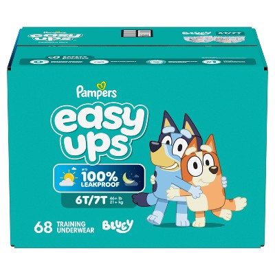 Pampers Easy Ups Bluey Training Underwear - Size 6T-7T - 68ct
