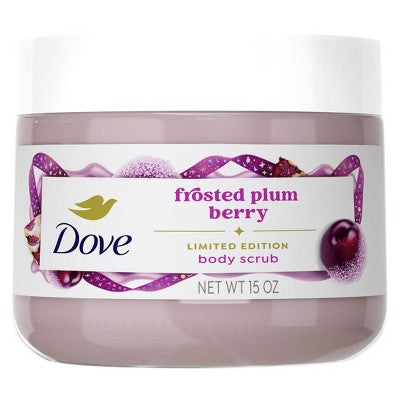 Dove Beauty Limited Edition Holiday Treat Body Scrub - Frosted Plum Berry - 15oz