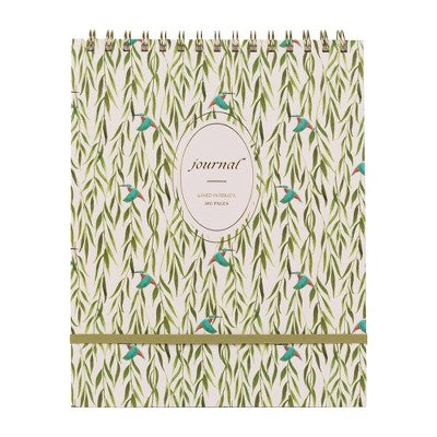 FRINGE Hardcover Vertical Spiral Journal in The Willows