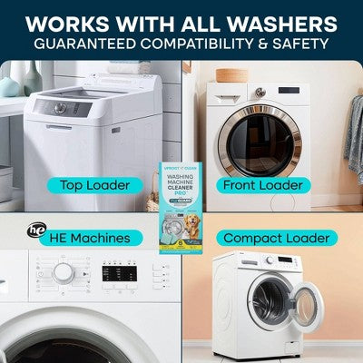 Uproot Clean Unscented Washing Machine Cleaner Pro Solid Laundry Sanitizers - 5oz