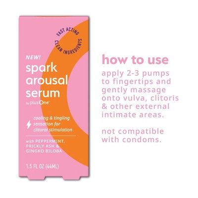 plusOne Spark Serum Sexual Performance Enhancer - Scented - 1.5 fl oz