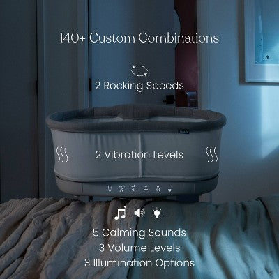HALO Innovations BassiNest Connected Swivel Sleeper 3.0 Smart Baby Bassinet - Gray (LOCAL PICKUP ONLY)
