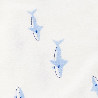 Carter's Just One You? Baby 2pk Shark Towel - Blue: Cotton Polyester Hooded Towels, Animal Theme, 29"x29"