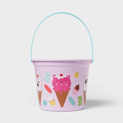 Plastic Easter Bucket Ice Cream Animals and Sweets - Spritz