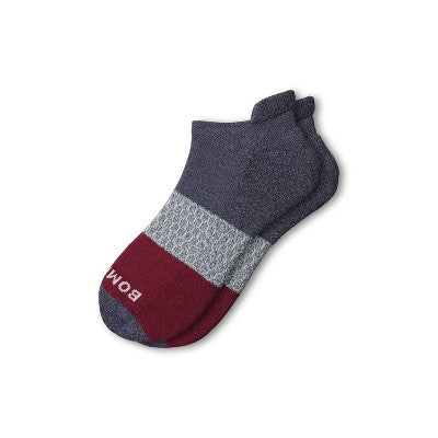 Bombas Men's Tri-Block Ankle Socks - Storm/Lakeside