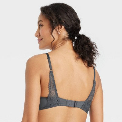 Women's Demi T-Shirt Bra - Auden Gray 36DDD