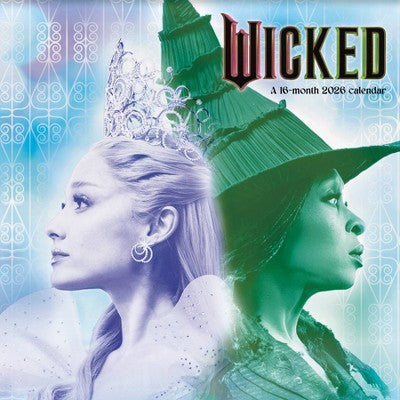 DateWorks 12"x12" 2026 Wicked Wall Calendar