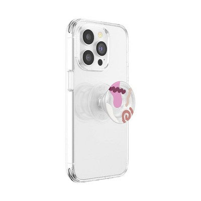 PopSockets PlantCore Translucent Cell Phone Grip & Stand - Memphis Mod