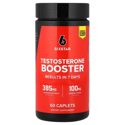 SIXSTAR Testosterone Booster, 60 Caplets
