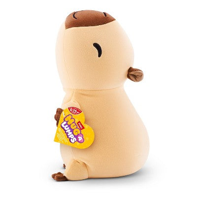 Hug-A-Lumps Capybara Weighted Plush Small Stuffed Animal: Zoo-Themed Polyester Toy