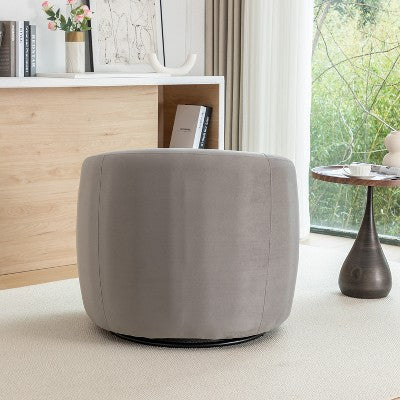 SEYNAR Modern Glam Velvet Upholstered 360 Degree Swivel Accent Armchair (LOCAL PICKUP ONLY)