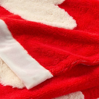 Patisserie Heart Kids' Chenille Throw Blanket Red - Pillowfort