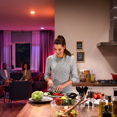 2pk Philips Hue A19 60W Light Bulbs: LED, Dimmable, 800 Lumens, Google Home & Apple HomeKit Compatible, Energy Star Certified