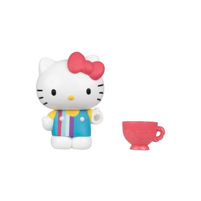 Hello Kitty 6" Retro Rainbow Mini Figure: 6 Plastic Figures Set for Collection