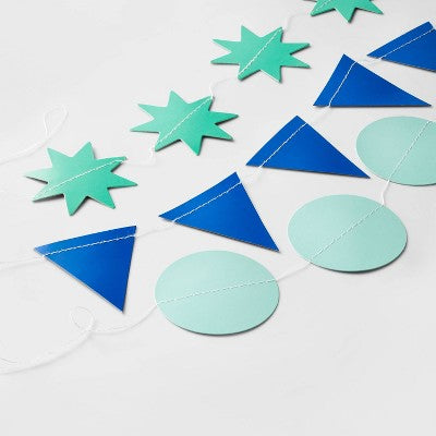 3ct Paper Stitched Garlands - Spritz