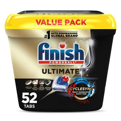 Finish Fresh Ultimate Dishwasher Detergent Tablets - 52ct