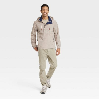 Men's Big & Tall Hooded Ripstop Rain Coat - Goodfellow & Co LT