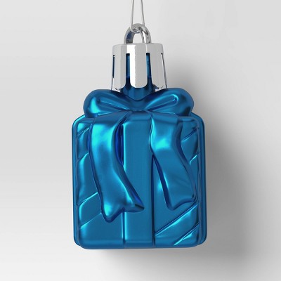 25ct Assorted Shatter-Resistant Christmas Tree Ornament Set Blue - Wondershop
