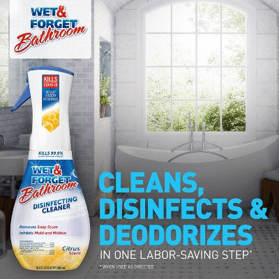 Wet & Forget Disinfecting Cleaner - Citrus Scent- 16.9 fl oz