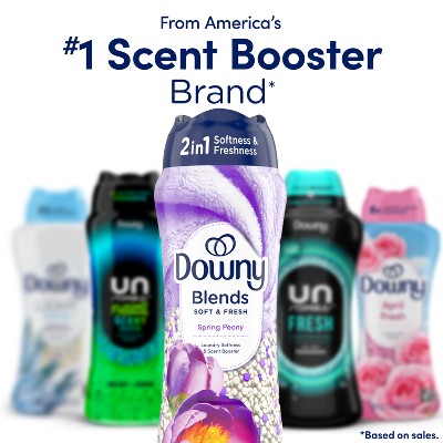 Downy Blends Soft & Fresh In-Wash Scent Booster - Spring Peony Scented Laundry Beads - 24.5oz