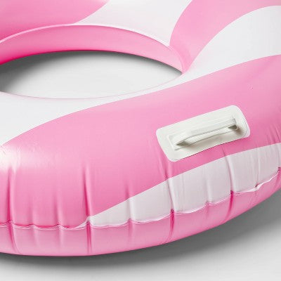 42'' Pool Tube with Handle - Sun Squad Pink/White