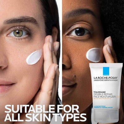 La Roche Posay Toleriane Face Moisturizer Sunscreen with Ceramide and Niacinamide - SPF 30 - 1.35 fl oz - EXP: 09/2026