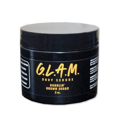 G.L.A.M. Body Scrubs Bubbling Brown Sugar Scented Body Scrub - 2oz