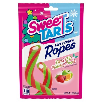 SweetTarts Christmas Ropes Candy - 3oz