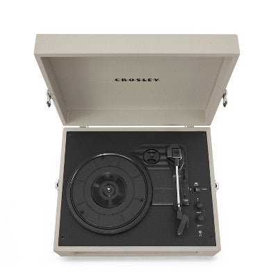 Crosley Voyager Bluetooth Vinyl Record Player - Dune: Belt Drive, Portable, 3-Speed