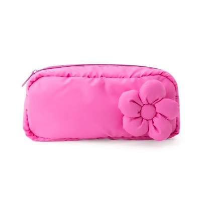 Fabric Pouch Puffy Flower - Bullseye's Playground