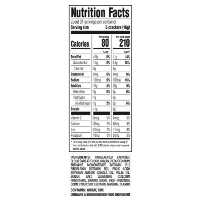 RITZ Fresh Stacks Original Crackers Travel Snacks Family Size - 17.8oz