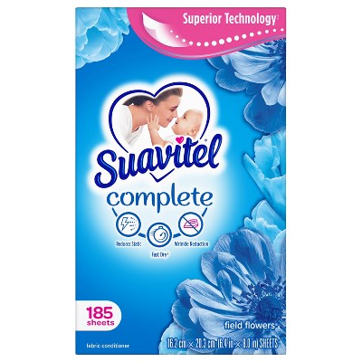 Suavitel Floral Dryer Sheets - 185ct