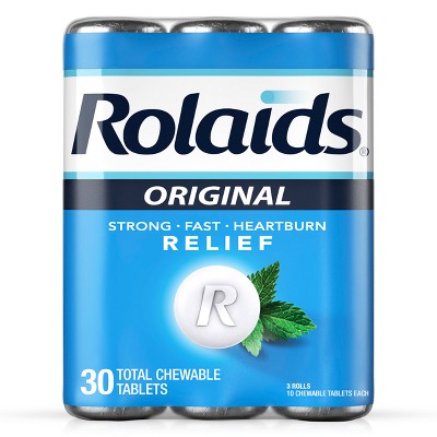 Rolaids Original Chewable Tablet - 30ct