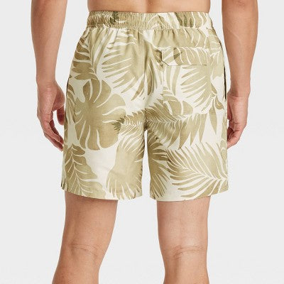 Men's 7" Swim Trunks - Goodfellow & Co White M