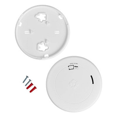 First Alert Alarm Smoke DC10 SM210CO400: 10-Year Smoke & Carbon Monoxide Detector, Battery Operated, White, 2-Pack