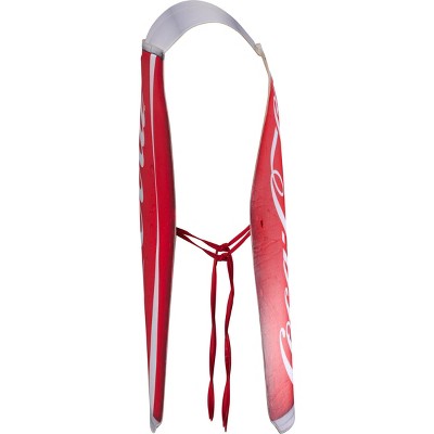 Rubies Adult Coca Cola Costume Sandwich Board Red One Size