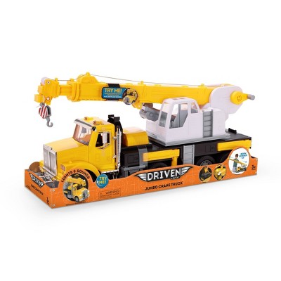 DRIVEN by Battat Jumbo Crane Truck with 53" Extendable Crane Arm Toy Construction Crane Truck (LOCAL PICKUP ONLY)