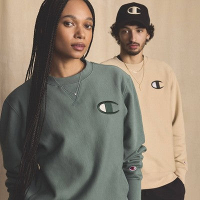 Champion Adult Sizing Crewneck Sweatshirt - Irish Cream S