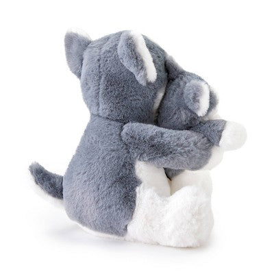 FAO Schwarz 10" Mommy and Me Husky Plush