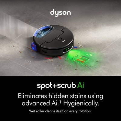 Dyson Spot+Scrub Ai Wet and Dry Robot Vacuum Black (LOCAL PICKUP ONLY)