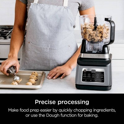 Ninja Professional Plus Kitchen Blender System and 8-Cup Food Processor with Auto-iQ Black BN803TGT: 72oz Smoothie Blender, 5 Speeds, Ice Crusher (LOCAL PICKUP ONLY)