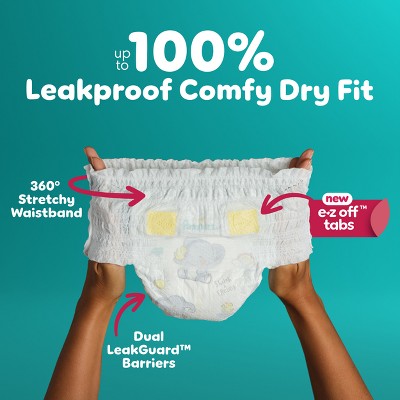 Pampers Swaddlers 360 Disposable Diapers - Size 6 - 17ct: Diaper Weight Range 35+ lbs, Polypropylene, Spandex