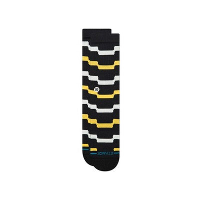 Stance Men's Wavy Crew Socks - Heathered Yellow 6-12