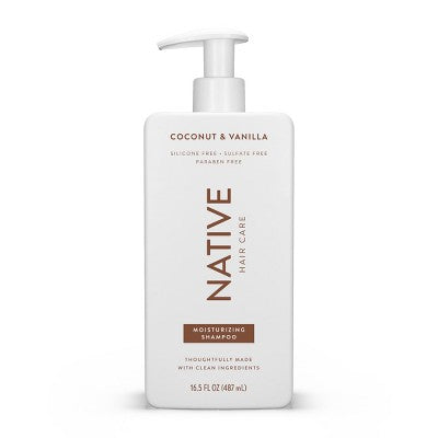 Native Coconut & Vanilla Moisturizing Shampoo for Men & Women - 16.5 fl oz